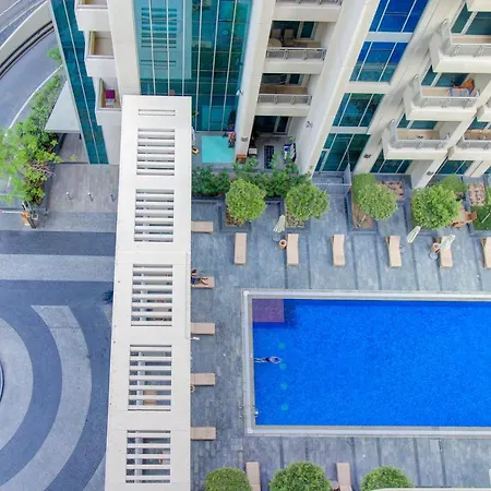 Durrani Homes - Luxurious Studio near Dubai Mall with pool view Extérieur photo